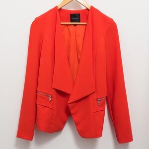 Dynamite Blazer Jacket Open Front With Side Zipper Women’s Small